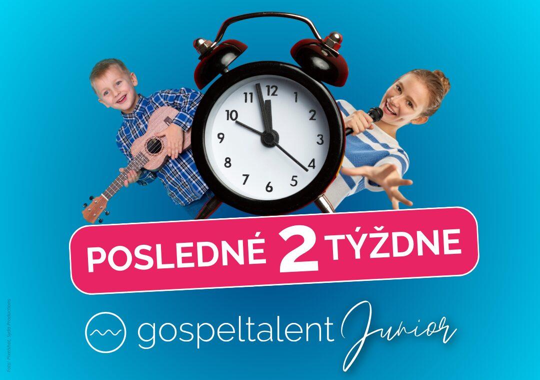 Na prihlásenie do Gospeltalentu Junior zostávajú posledné dva týždne