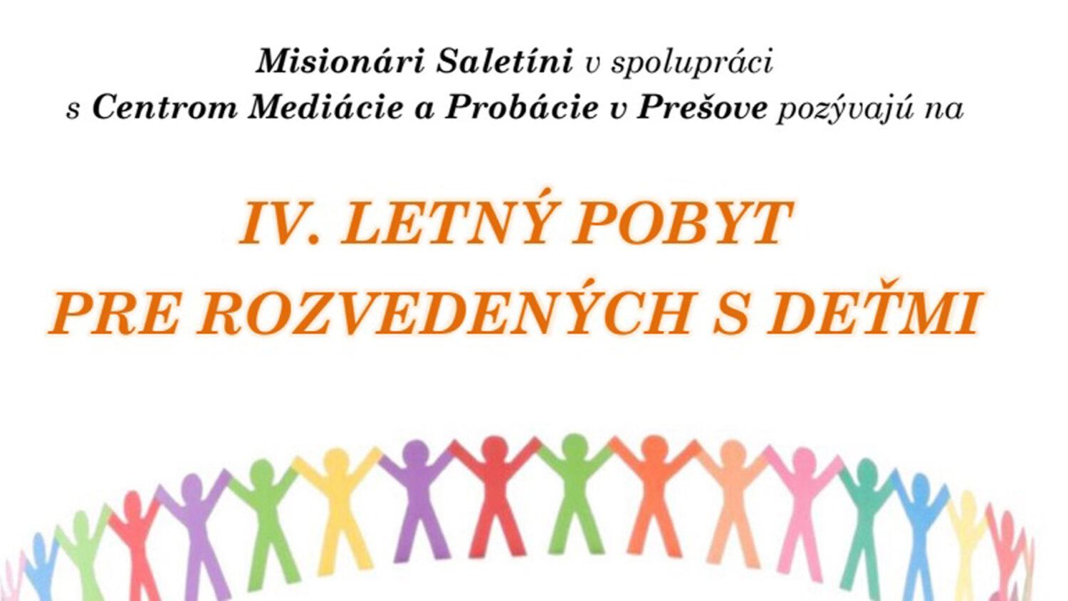 Letný pobyt pre rozvedených s deťmi